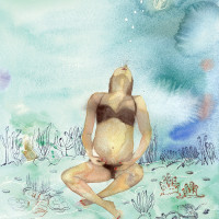 Bulle, aquarelle et gravure, 30 x 40 cm, 2017 © Marie Tijou Bulle, aquarelle et gravure, 30 x 40 cm, 2017 © Marie Tijou