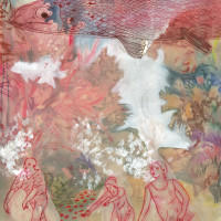 Danseurs, peinture à l'huile et gravure, 56 x 76 cm, 2018 © Marie Tijou Danseurs, peinture à l'huile et gravure, 56 x 76 cm, 2018 © Marie Tijou