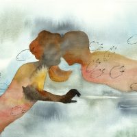 Poisson électrique, aquarelle et gravure, 30 x 40 cm, 2017 © Marie Tijou Poisson électrique, aquarelle et gravure, 30 x 40 cm, 2017 © Marie Tijou