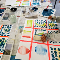 Vue d'atelier, juillet 2023.