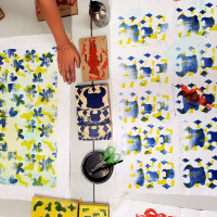 Vue d'atelier, juillet 2023.