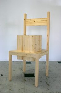 Sculpture en bois, 2009.