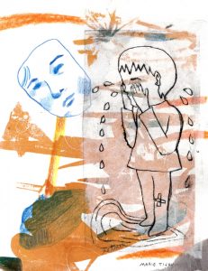 Les gros bobos, 18 x 11 cm, 2025 © Marie Tijou