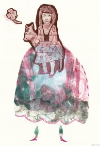 Robe poney, 40 x 50 cm, 2024 © Marie Tijou