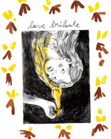 Lave brûlante, monotype et gravure, 18 x 25 cm, 2023 © Marie Tijou