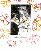 Pantins nocturnes, monotype et gravure, 18 x 25 cm, 2023 © Marie Tijou
